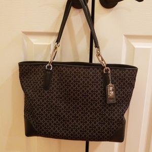 Coach Madison Needlepoint Tote